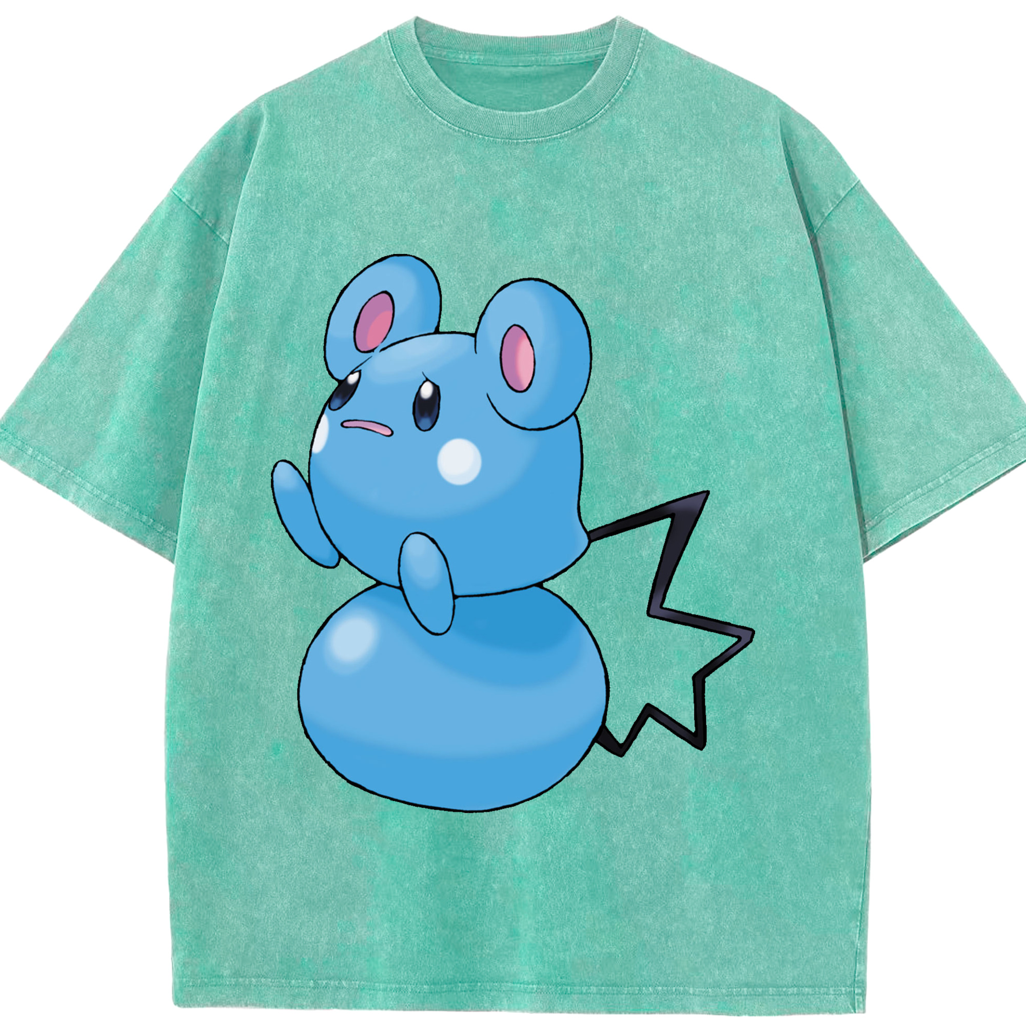 （画像用） ポケットモンスター Pokémon 綿100% ヴィンテージ風 半袖Tシャツ（フロントプリント）